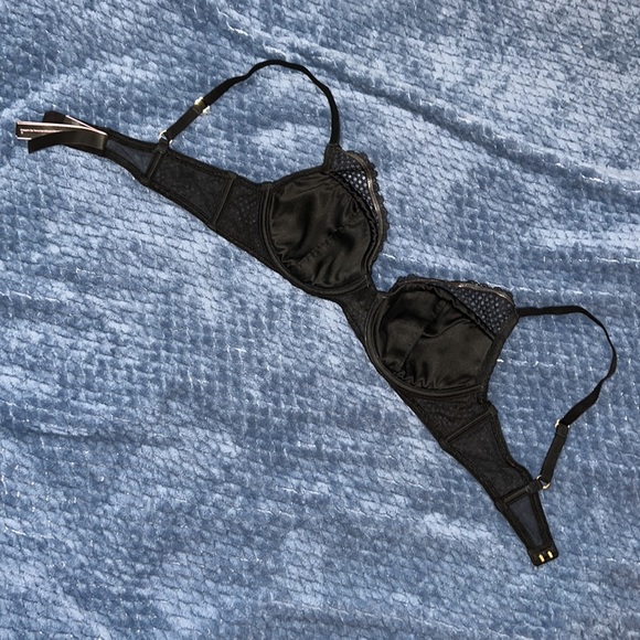 Victoria’s Secret bras 34B black rose gold pink removable pads - Picture 3 of 10